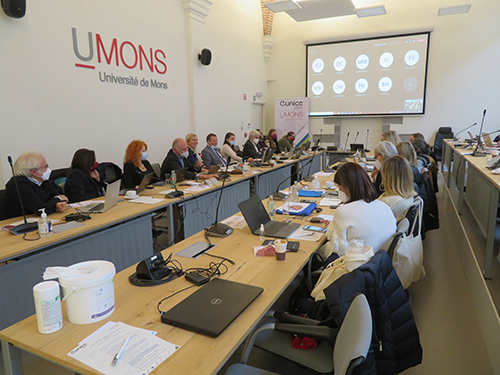 Premières réunions transnationales pour les projets de l’Alliance EUNICE ! > Les sept universités partenaires du projet d’Université Européenne EUNICE se sont rencontrées les jeudi 25 et vendredi 26 novembre derniers en Belgique pour une première réunion